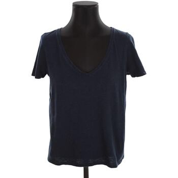 Vêtements Femme Débardeurs / T-shirts sans manche Sézane T-shirt en coton Bleu
