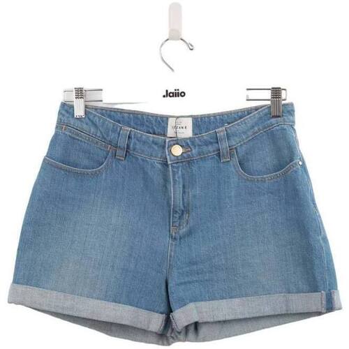 Vêtements Femme Shorts / Bermudas Sézane Mini short en coton Bleu