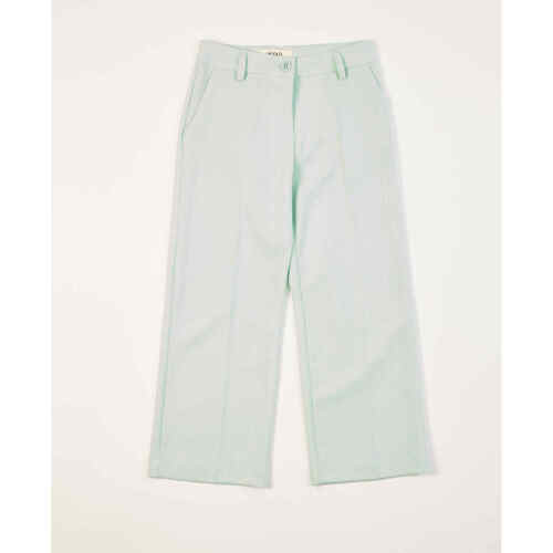 Vêtements Fille Pantalons Vicolo Pantalon fille  en tissu Vert
