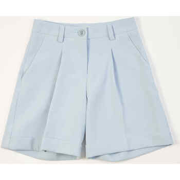Vêtements Fille Shorts / Bermudas Vicolo Short fille  à plis Bleu