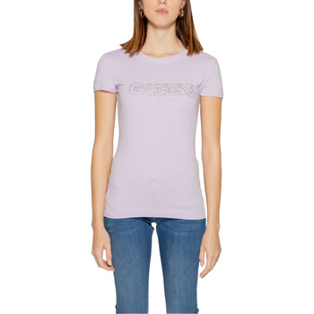 Vêtements Femme T-shirts manches courtes Guess CN SANGALLO W4GI14 J1314 Violet