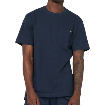Vêtements Homme Xchange SS Printed Linen Shirt Dickies DK0A4XUCNV0 Bleu