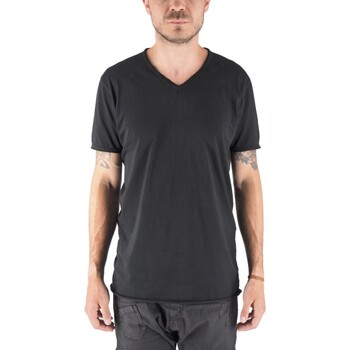 Vêtements Homme T-shirts & Polos Devid Label T-shirt Mosca col V Noir