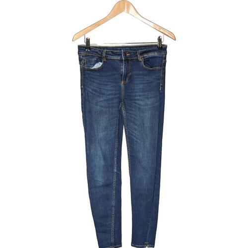 Vêtements Femme Jeans Zara jean slim femme  40 - T3 - L Bleu Bleu
