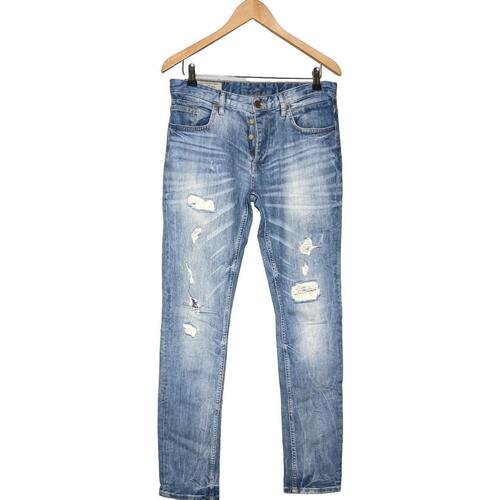 Vêtements Homme Jeans Zara jean slim homme  40 - T3 - L Bleu Bleu