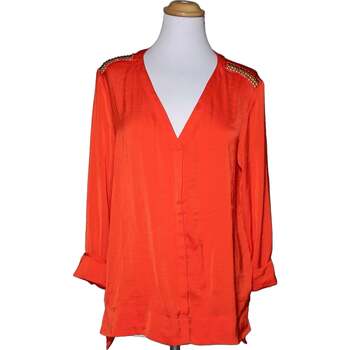 Vêtements Femme Tops / Blouses H&M blouse  40 - T3 - L Rouge Rouge