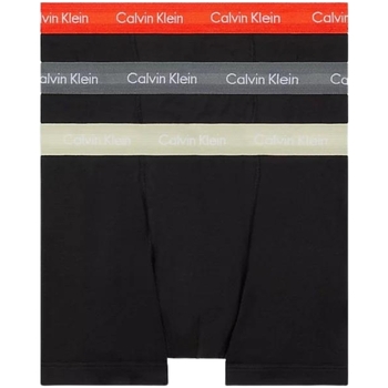 Sous-vêtements Homme Caleçons Calvin Klein Jeans Lot de 3 boxers Cotton Stretch  Ref 63007 MWR Noir