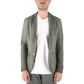 Vêtements Homme Blousons Devid Label Veste en jersey vert militaire Vert