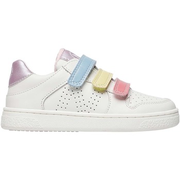 Chaussures Fille Baskets montantes Naturino Baskets en cuir THERAL VL. Blanc