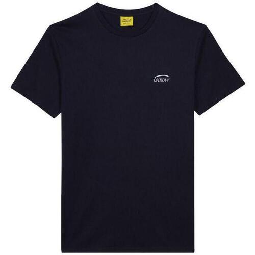 Vêtements Homme T-shirts manches courtes Oxbow Tee shirt manches courtes graphique Noir