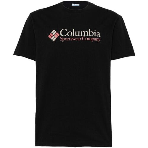 Vêtements Homme T-shirts manches courtes Columbia Csc basic logo short sleeve Noir