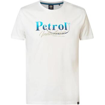 Petrol Industries Men t-shirt ss aop Blanc