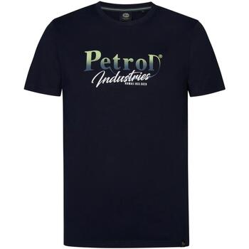 Vêtements Homme T-shirts manches courtes Petrol Industries Men t-shirt ss aop Bleu