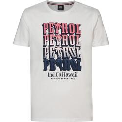 Vêtements Homme T-shirts tonal manches courtes Petrol Industries Men t-shirt ss classic print Blanc