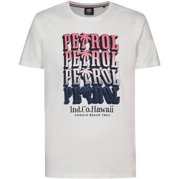 Vêtements Homme T-shirts manches courtes Petrol Industries Men t-shirt ss classic print Blanc