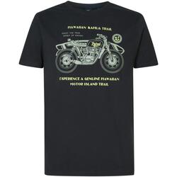 Vêtements Homme T-shirts tonal manches courtes Petrol Industries Men t-shirt ss classic print Noir