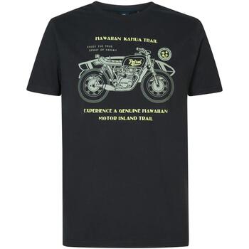 Vêtements Homme T-shirts manches courtes Petrol Industries Men t-shirt ss classic print Noir
