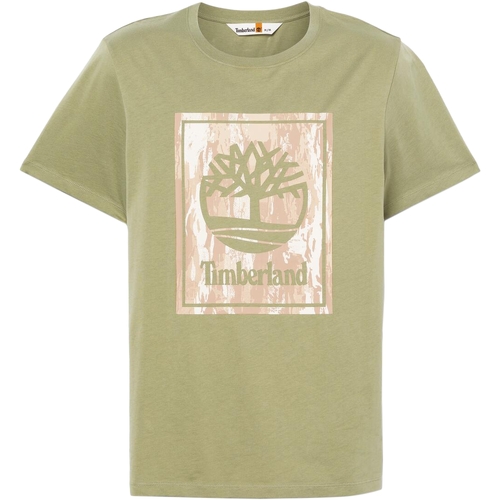 Vêtements Homme T-shirts manches courtes Timberland Camo Short Sleeve Tee Vert
