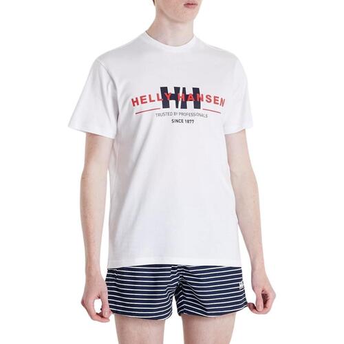 Vêtements T-shirts manches courtes Helly Hansen  Blanc