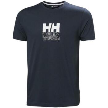 Vêtements T-shirts manches courtes Helly Hansen  Bleu