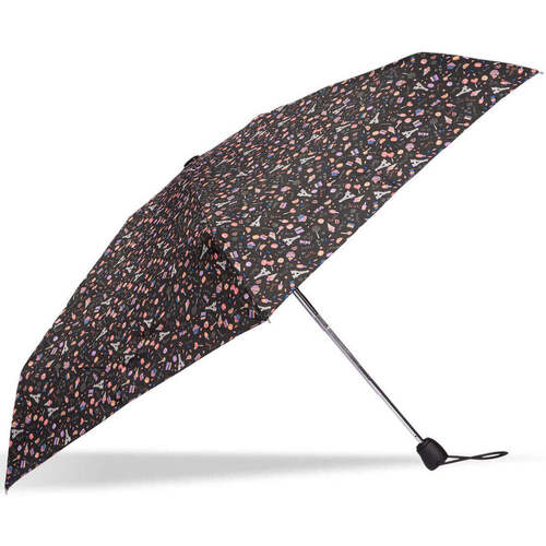 Accessoires textile Femme Parapluies Isotoner Parapluie mini léger pliant Noir