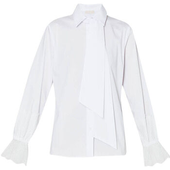 Vêtements Femme Chemises / Chemisiers Liu Jo Chemise blanche avec nœud Blanc