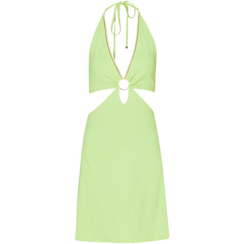 Vêtements Femme Robes Liu Jo Robe courte verte avec découpes Vert