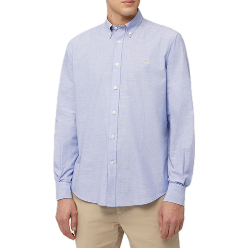 Vêtements Homme Chemises manches longues Walk In The City crl013012436m-804 Bleu