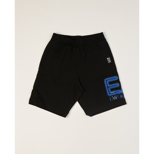 Vêtements Garçon Shorts / Bermudas Emporio Armani EA7 Bermuda noir  pour enfant Noir