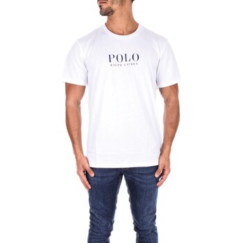 Vêtements Homme T-shirts manches courtes Ralph Lauren 714899613 Blanc