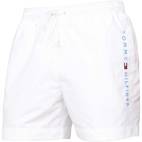 Vêtements Homme Maillots / Shorts de bain Tommy Hilfiger Medium Drawstring Blanc