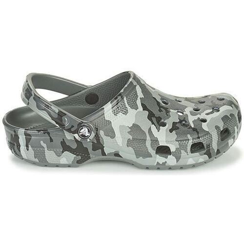 Chaussures Homme Mules Crocs CLASSIC PRINTED CAMO CLOG Gris