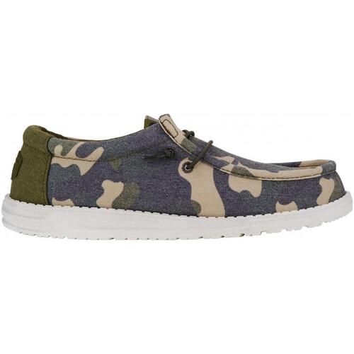 Chaussures Homme Mocassins HEYDUDE HD-WLYW-CAMO Gris
