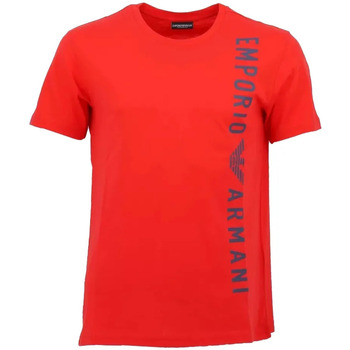 Vêtements Homme T-shirts manches courtes Emporio Armani Eagle Rouge