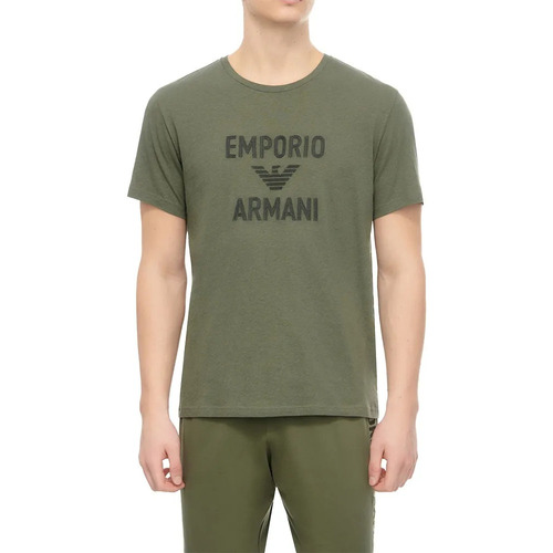 Vêtements Homme T-shirts manches courtes Emporio Armani Eagle Kaki
