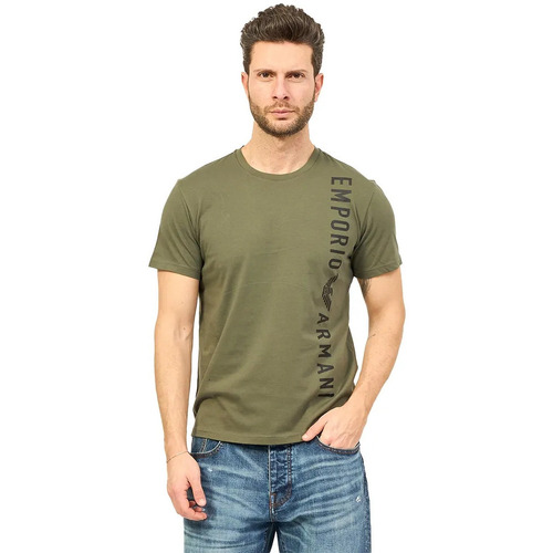Vêtements Homme T-shirts manches courtes Emporio Armani Eagle Kaki