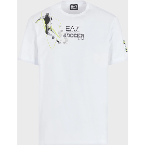 Vêtements Homme T-shirts manches courtes Emporio Armani T-shirt basique Blanc