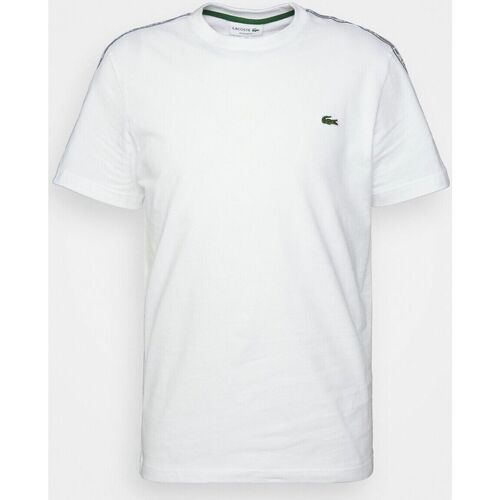 Vêtements Homme T-shirts manches courtes Lacoste T-shirt imprime Blanc