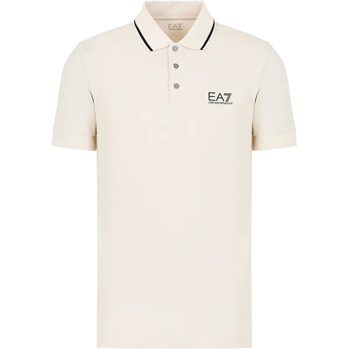 Vêtements Homme T-shirts & Polos Emporio Armani EA7 Polo Beige