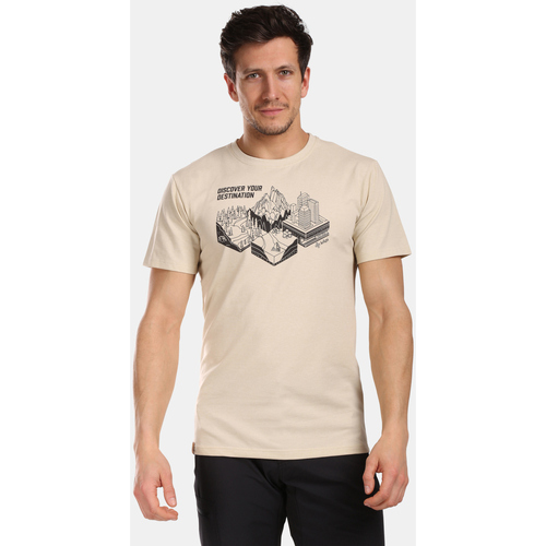 Vêtements T-shirts manches courtes Kilpi T-shirt en coton pour homme  VIBE-M Beige