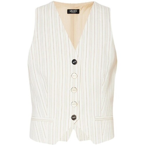 Vêtements Femme balenciaga contrast stripe zip up jacket 623020 tim Liu Jo  Multicolore