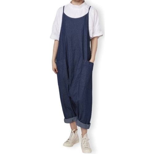 Vêtements Femme Combinaisons / Salopettes Wendy Trendy Jumpsuit 110706 - Denim Bleu