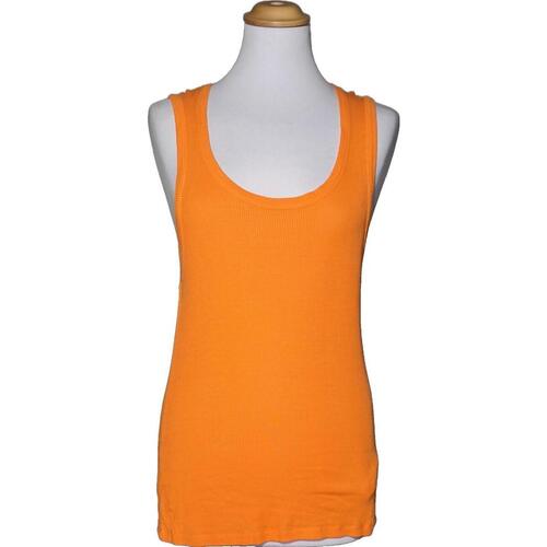 Vêtements Femme Débardeurs / T-shirts sans manche Massimo Dutti débardeur  38 - T2 - M Orange Orange