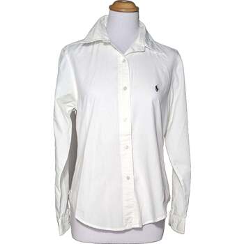Vêtements Femme Chemises / Chemisiers Ralph Lauren chemise  38 - T2 - M Blanc Blanc