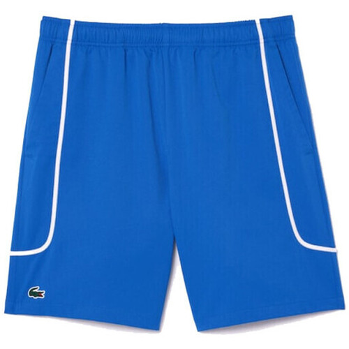Vêtements Homme Shorts / Bermudas Lacoste SHORT DE TENNIS  SPORTSUIT BLEU SANS DOUBLURE Bleu