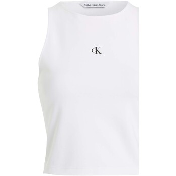 Vêtements Femme Débardeurs / T-shirts sans manche Ck Jeans Archival Milano Top Blanc
