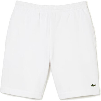 Vêtements Homme Shorts / Bermudas Lacoste SHORT HOMME  EN MOLLETON GRATTÉ DE COTON BIOLOGIQUE B Blanc