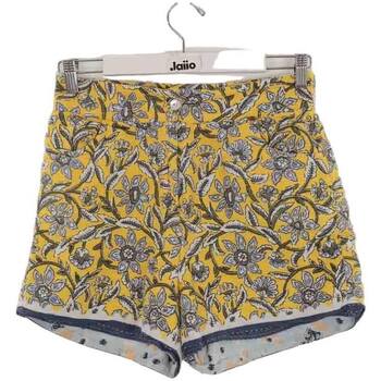 Vêtements Femme Shorts / Bermudas Antik Batik Short en coton Jaune