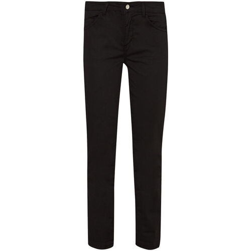 Vêtements Femme Pantalons 5 poches Liu Jo Pantalon skinny noir avec logo Noir