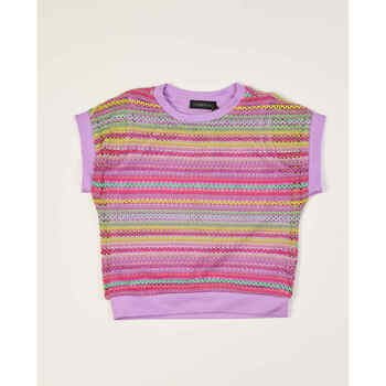 Vêtements Fille T-shirts & Polos Fun Fun T-shirt perforé  pour fille Multicolore
